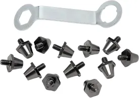 12x Football Boot Soccer 11mm 13mm Professional Thread Screw 5mm Dia Replacement Spikes for Indoor Outdoor Sports