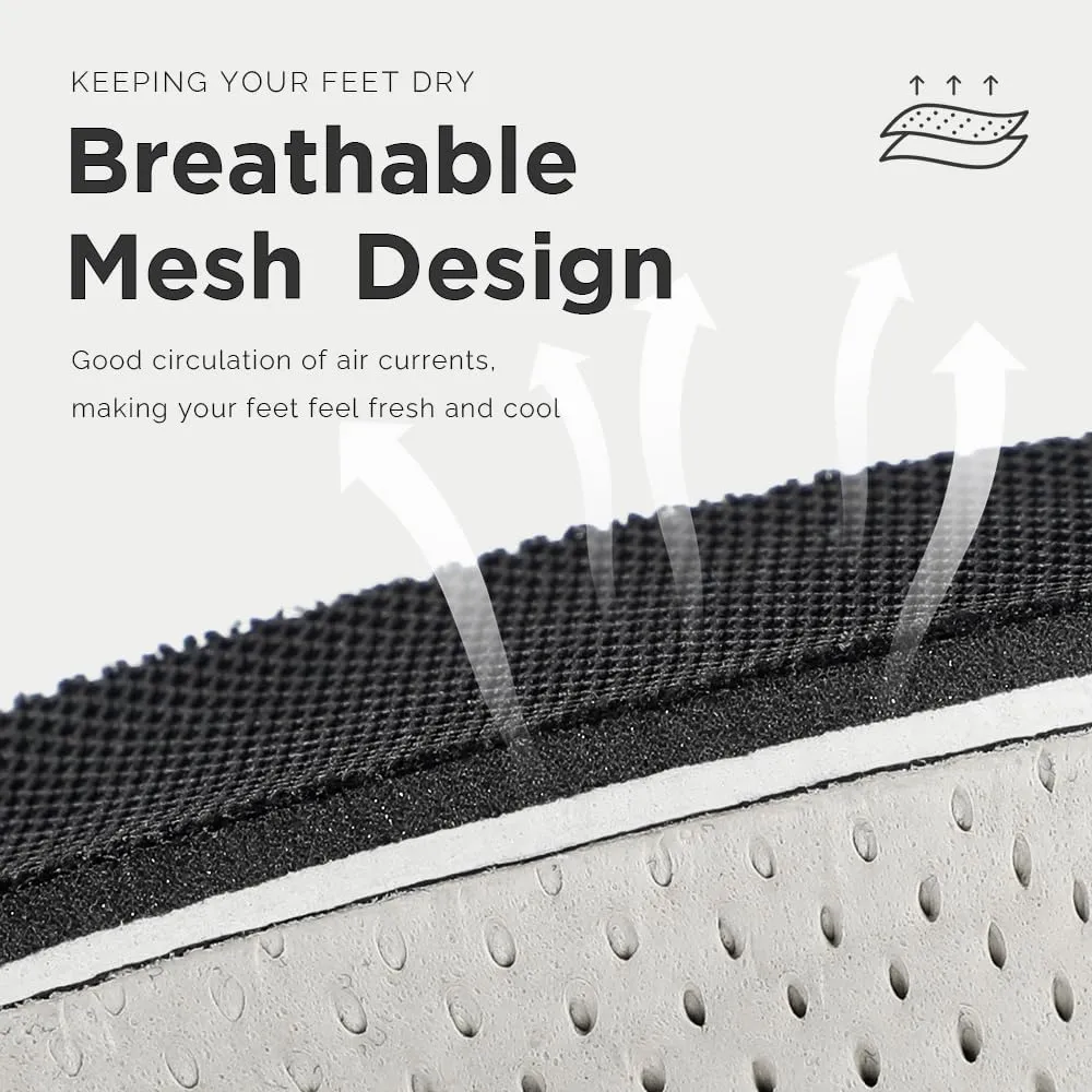 1Pair Memory Foam Invisible Height Increasing Insoles Soft Breathable Heel Lifting Inserts Pain Relief Heel Lift Height Booster for Unisex Men Women