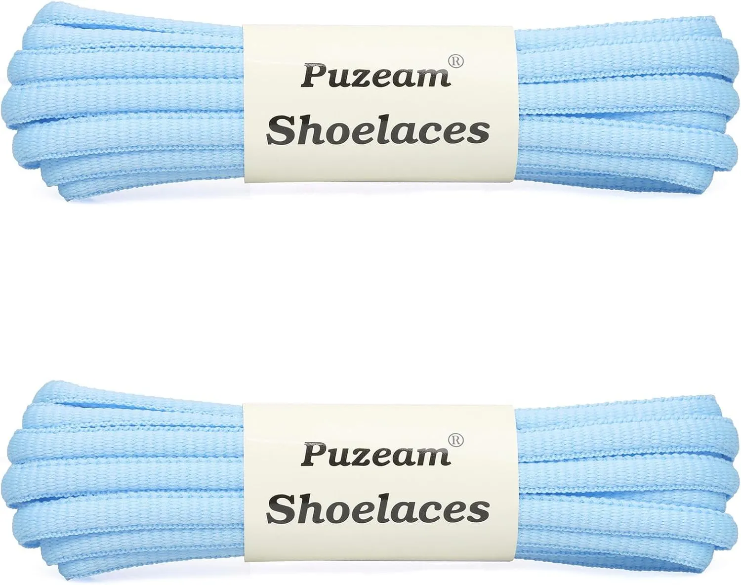 2 Pairs Oval Athletic Shoelaces 30 Colors 1/4" Half Round Shoe Laces for Sneakers