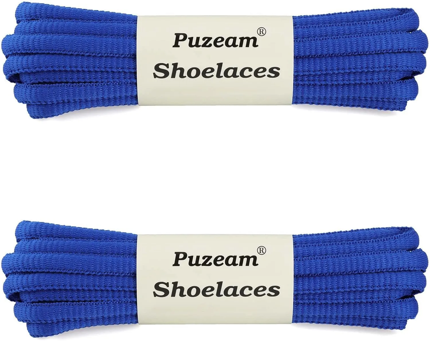 2 Pairs Oval Athletic Shoelaces 30 Colors 1/4" Half Round Shoe Laces for Sneakers