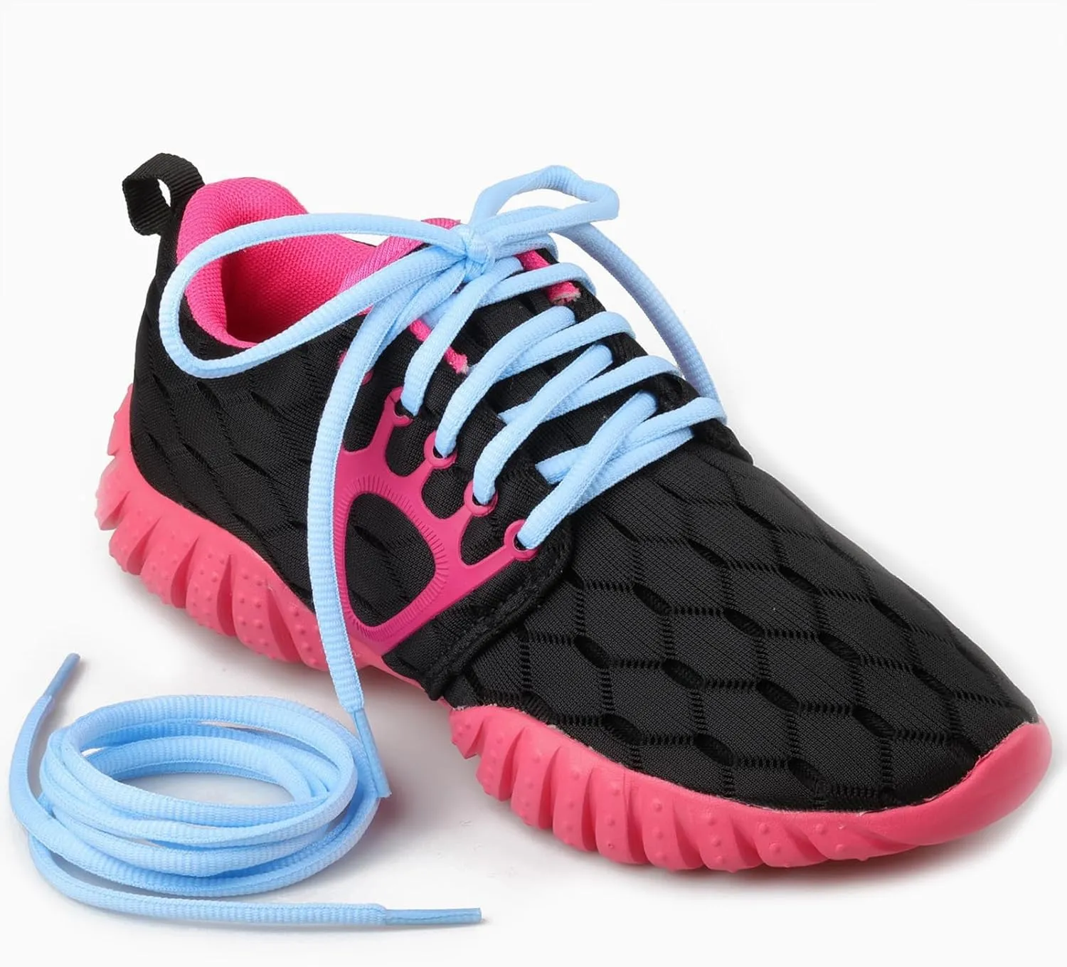 2 Pairs Oval Athletic Shoelaces 30 Colors 1/4" Half Round Shoe Laces for Sneakers