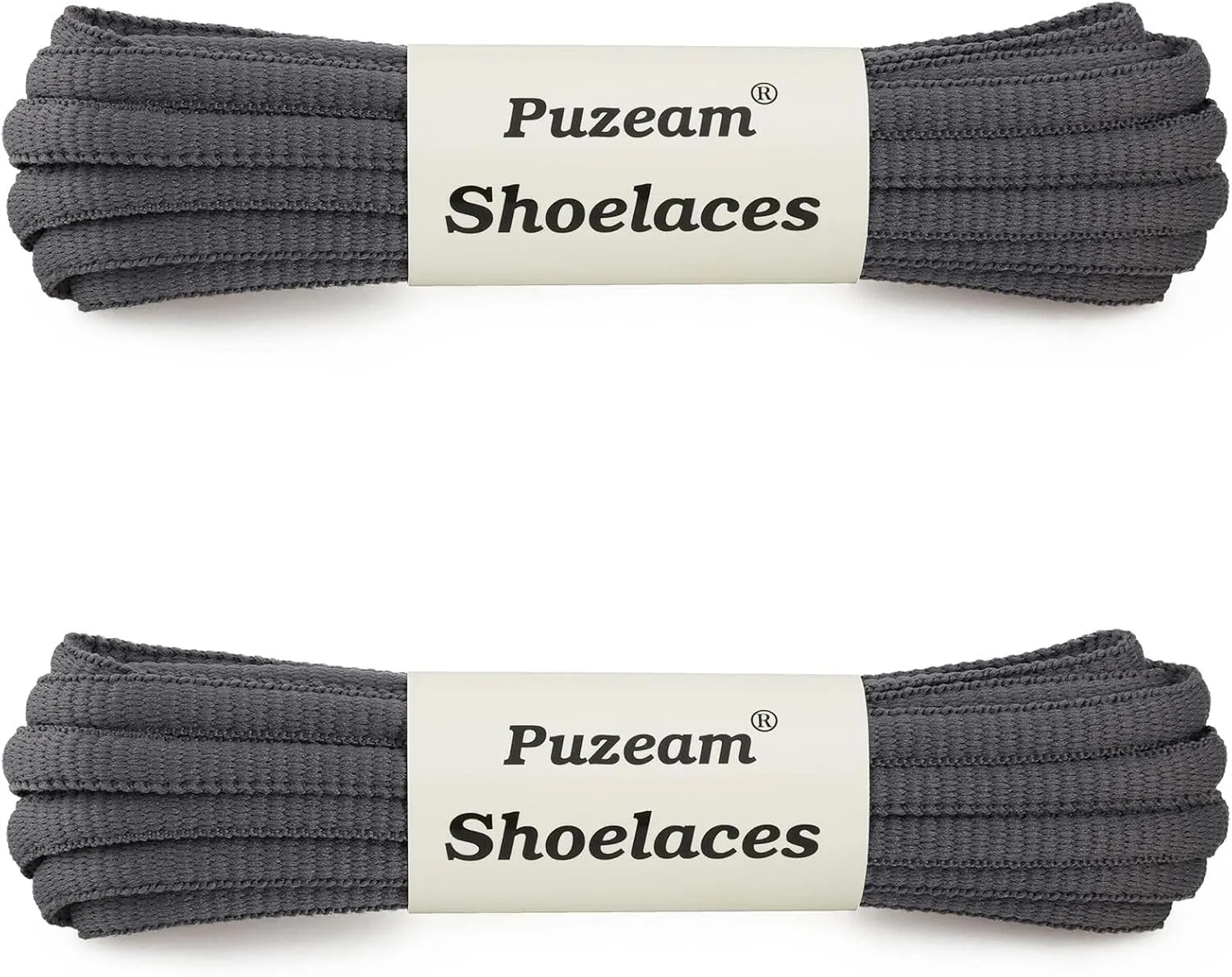 2 Pairs Oval Athletic Shoelaces 30 Colors 1/4" Half Round Shoe Laces for Sneakers