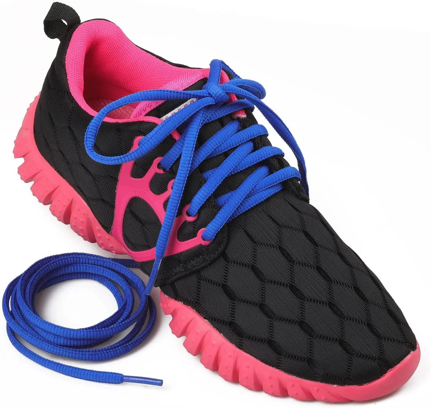 2 Pairs Oval Athletic Shoelaces 30 Colors 1/4" Half Round Shoe Laces for Sneakers