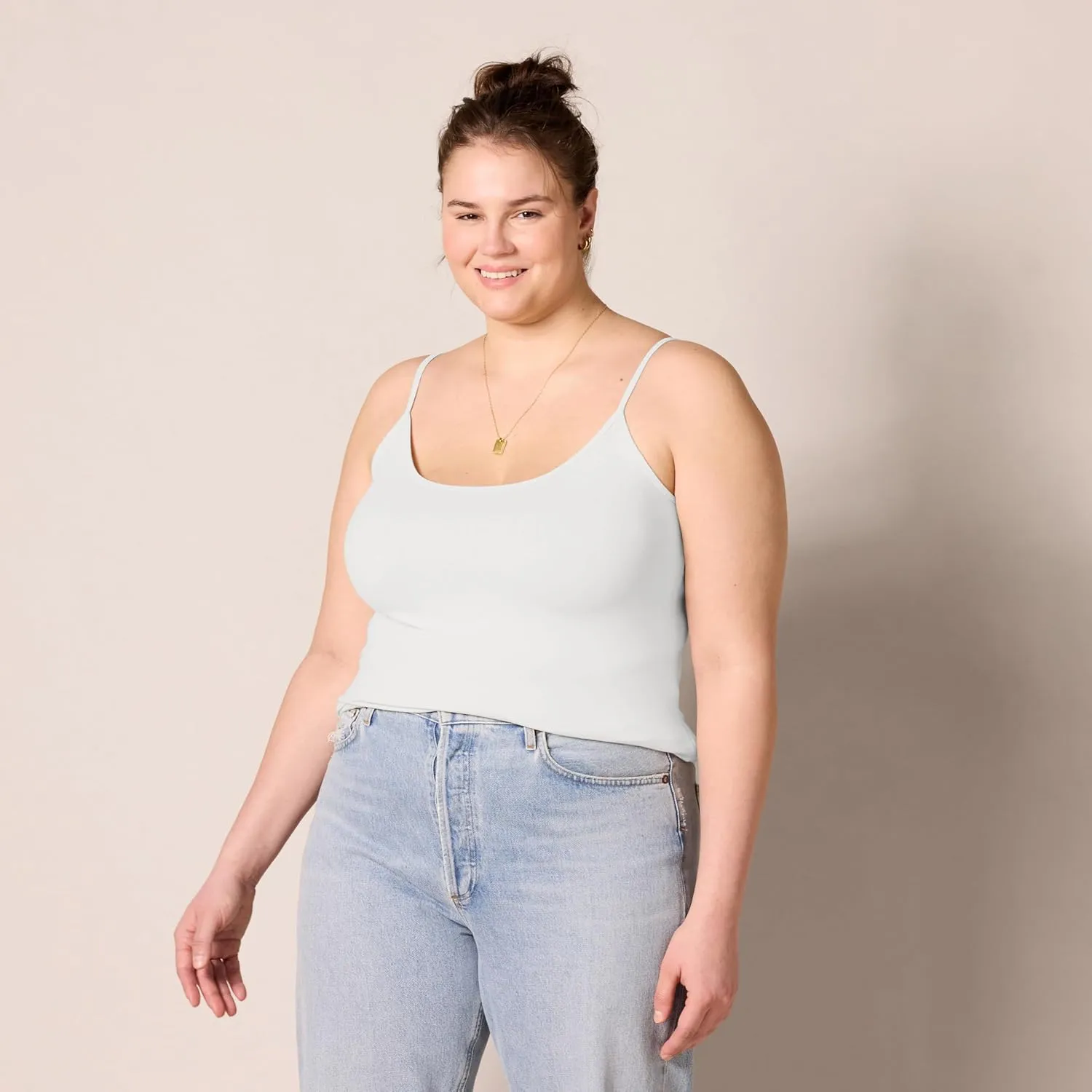 Amazon Essentials Women's Slim-Fit Camisole, Pack of 4