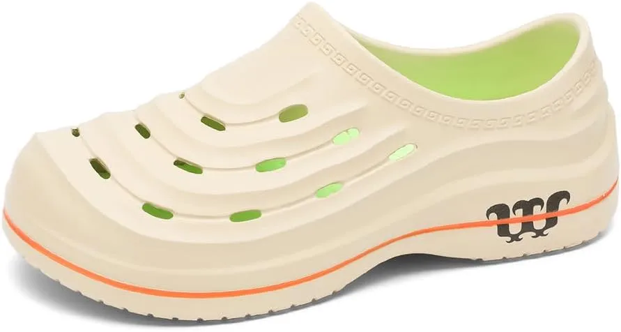 Armadillo Chef Shoes - Women's Kitchen Garden Nurse Shoes, Non-Slip, Comfortable, Waterproof, Oil Resistant, Black, Size 5.5