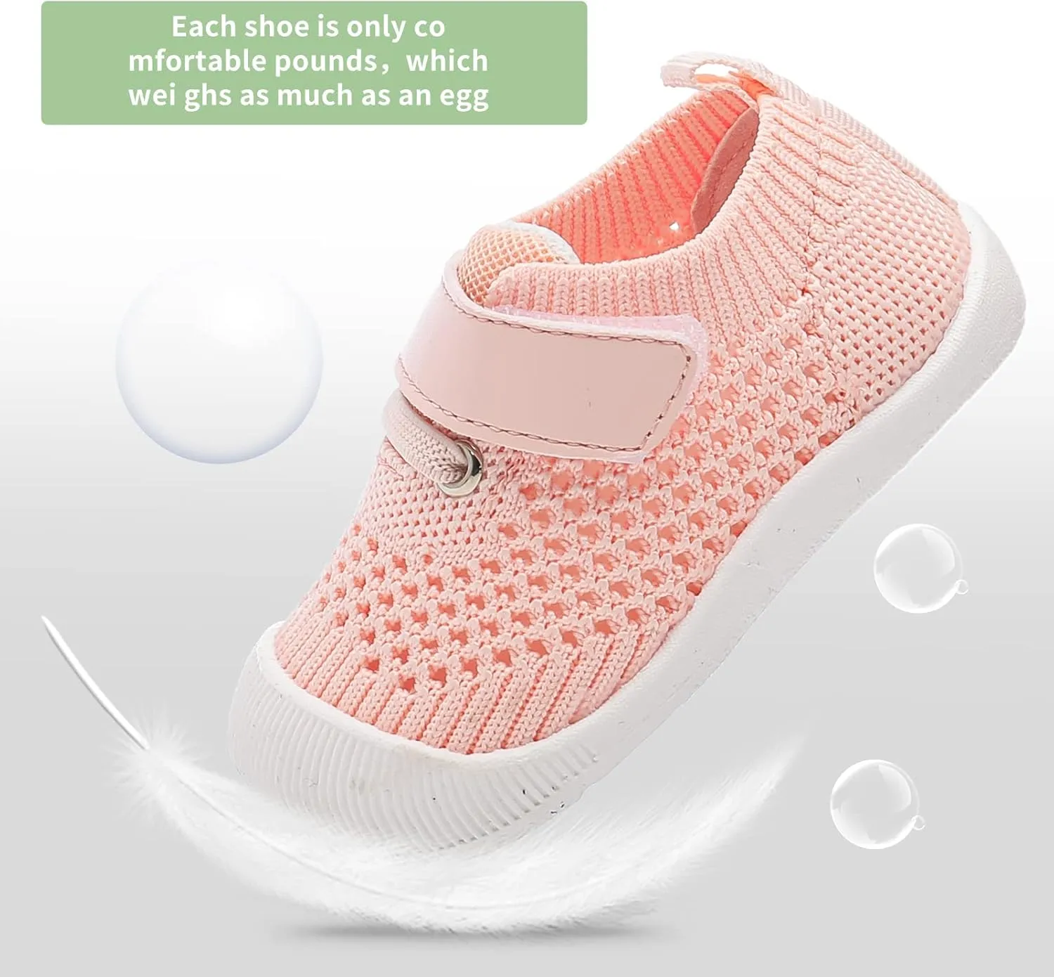 Baby Boys & Girls First Walking Shoes - Non-Slip, Breathable Infant Sneakers for 6-18 Months