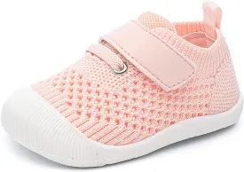 Baby Boys & Girls First Walking Shoes - Non-Slip, Breathable Infant Sneakers for 6-18 Months