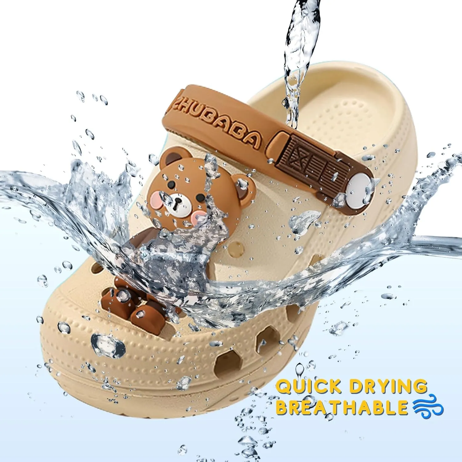 Boys Girls Toddler Clogs Little Kids Slip on Slides Sandals Children Summer Beach Pool Outdoor Water Shoes Shower Slippers