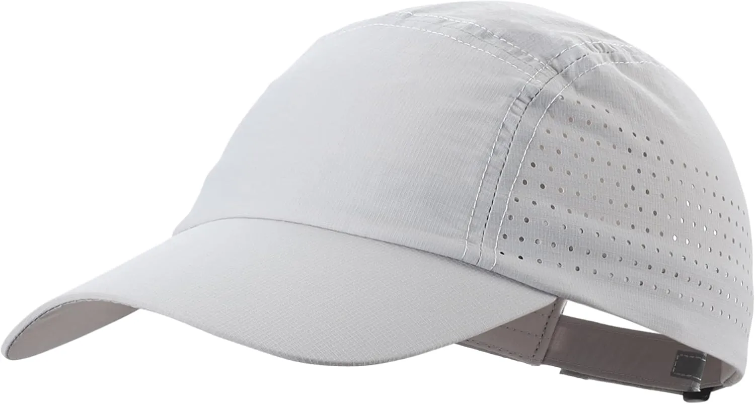 Connectyle Men's Breathable Run Hat Quick Dry Reflective Sport Cap Adjustable Lightweight Baseball Hat Unstructured Design