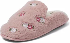 Dearfoams Women's Fuzzy Mom Easter Valentines Mothers Day Slippers