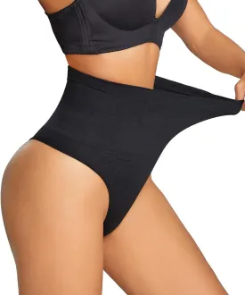 Dulchany Thong Shapewear Tummy Control Underwear for Women Seamless Body Shaper Panties