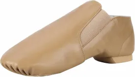 Dynadans Unisex PU Leather Upper Slip-on Jazz Shoe with Elastics for Women and Men's Dance Shoes UG