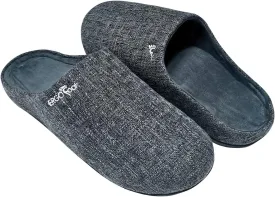 ERGOfoot Orthotic Slippers with Arch Support for Plantar Fasciitis Pain Relief, Comfortable Orthopedic Clog House Shoes with Indoor Outdoor Anti-Skid Rubber Sole