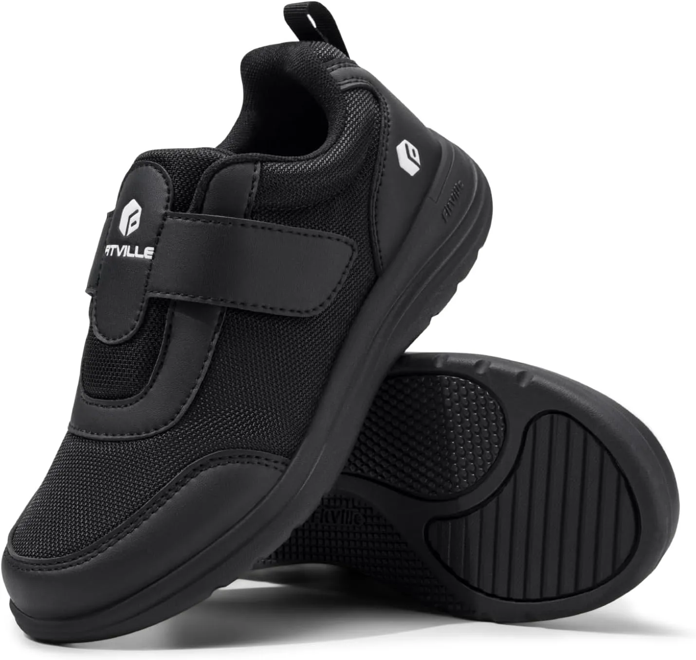FitVille Diabetic Shoes for Women Wide Width, Fully Adjustable Straps Wide Width Shoes for Women for Edema and Swollen Feet