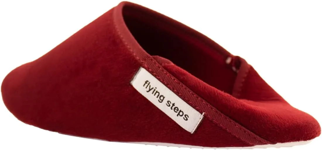 Flyingsteps Slippers for Men, Home Shoes, Non-Slip Sole, Warm and Comfortable, Plush Lining, Suitable for Bedroom, Bathroom, Living Room