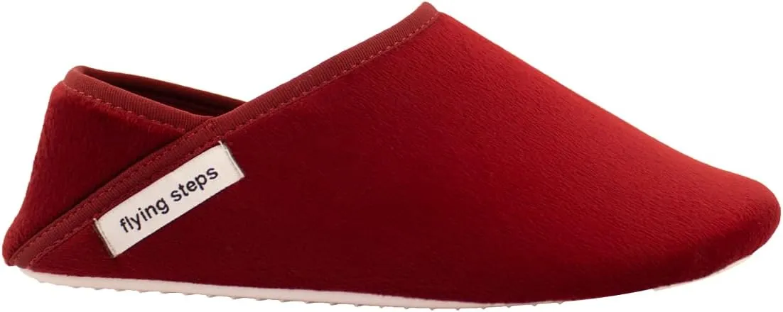 Flyingsteps Slippers for Men, Home Shoes, Non-Slip Sole, Warm and Comfortable, Plush Lining, Suitable for Bedroom, Bathroom, Living Room