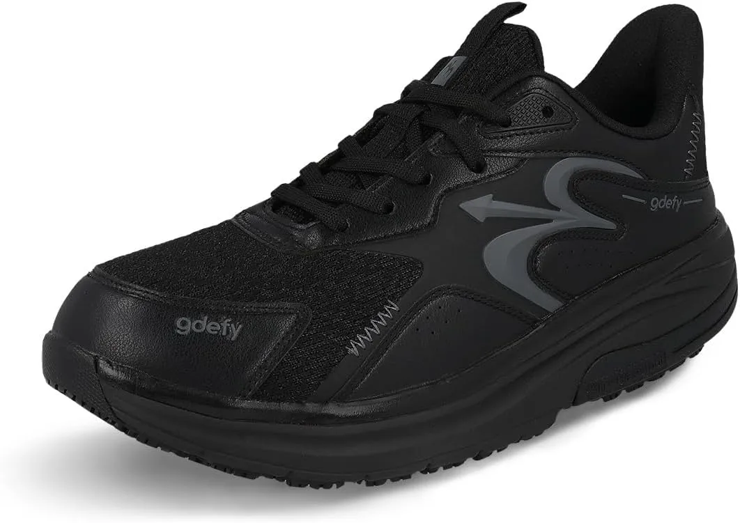 G-DEFY Energiya Womens Cross Trainer Shoe | Heel Support | VersoShock Technology for Pain Associated with Prolonged Standing or Walking | Arch Support | Diabetic Shoes | Wide Shoes | Free Orthotic