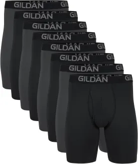 Gildan Men's Underwear Cotton Stretch Boxer Briefs, Multipack