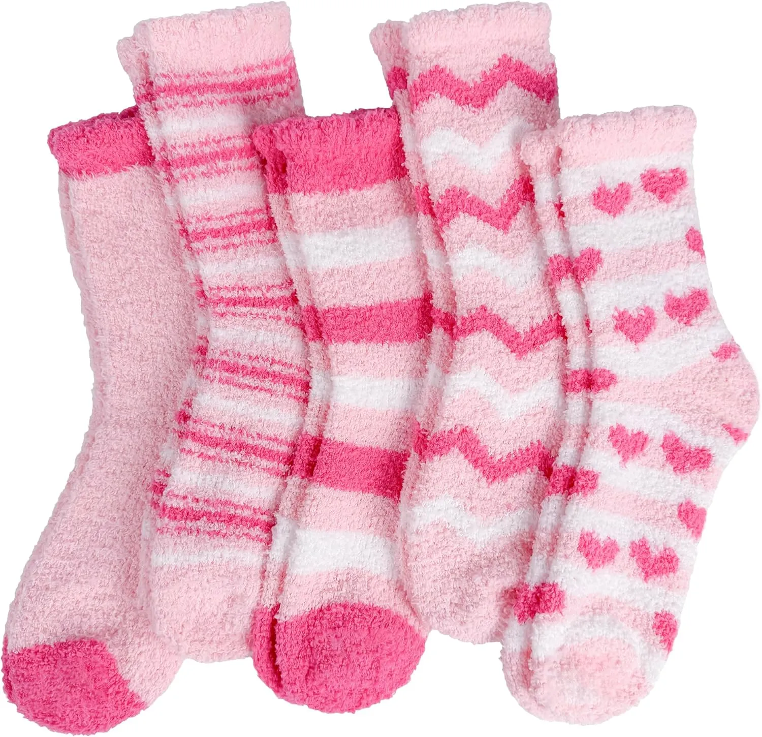 Ginmewrae Fuzzy Socks for Women, Warm Cozy Fluffy Thick Plush Sleeping Slipper Socks Stocking Stuffer Gifts