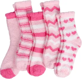 Ginmewrae Fuzzy Socks for Women, Warm Cozy Fluffy Thick Plush Sleeping Slipper Socks Stocking Stuffer Gifts