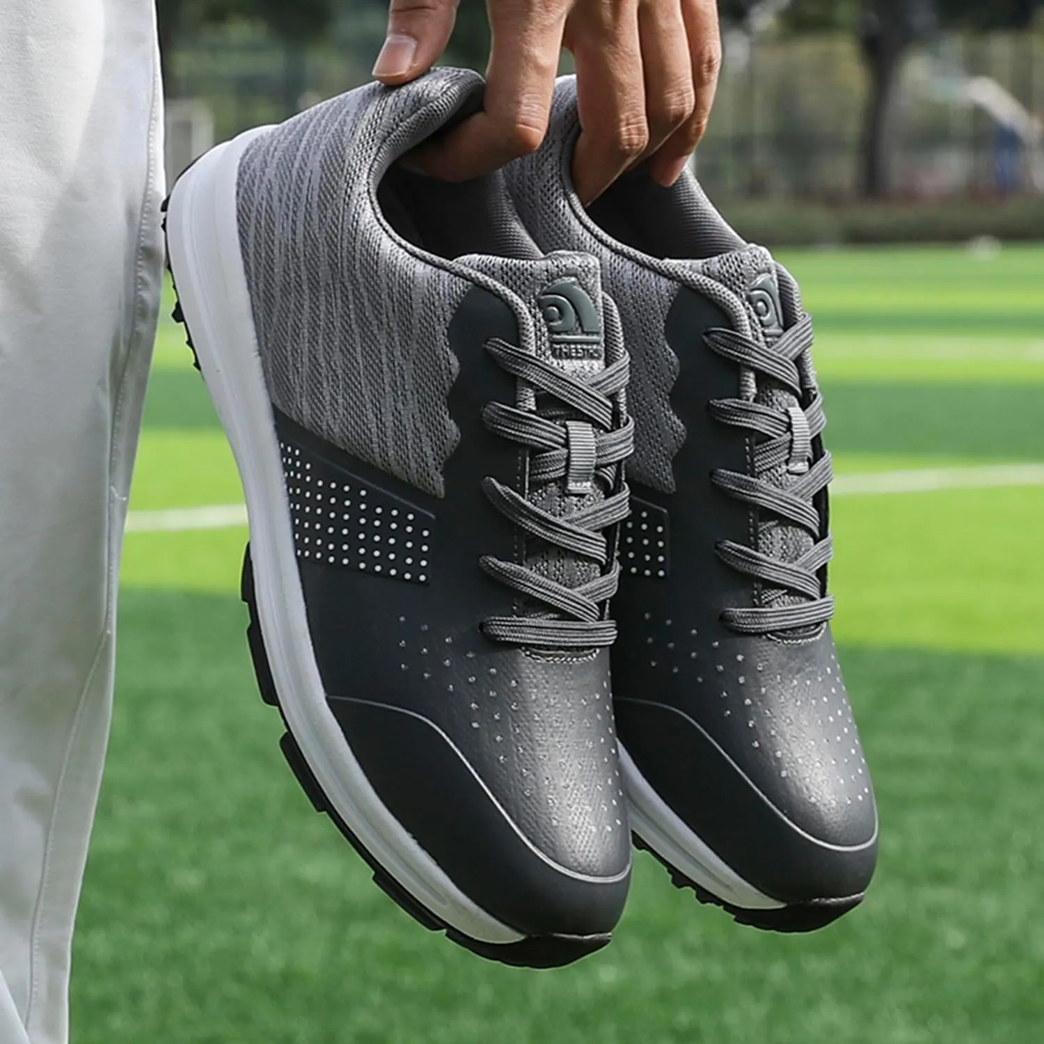 Golf Shoes Men Sipkeless Golf Wears for Men Golfers Sneakers Outdoor Walking Footwears