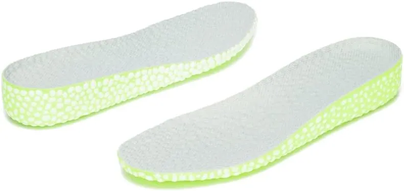 Height Increase Insoles E-TPU Technology Popcorn Rebound Shock Absorbant Lightweight Elevator Insert - 1.4 Inch /3.5cm Taller - CALTO IK302 - Large