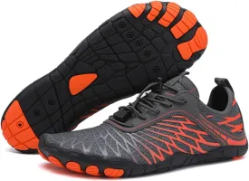 Hike Barefoot Shoes for Women Men with Wide Toe Box, Healthy & Non-Slip Breathable Barefoot Water Shoes Beach Pool Aqua Swim Surf Hiking Walking Shoes