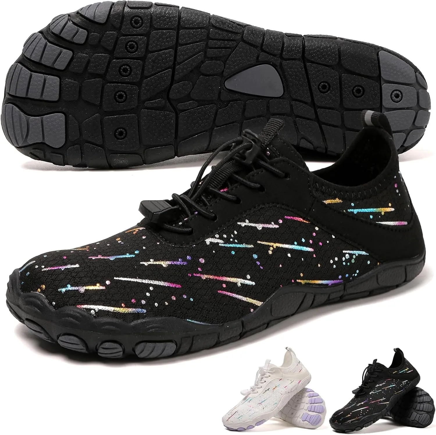 Hike Barefoot Shoes Womens Men,Unisex Barefoot Water Shoes Breathable, Anti-Slip Hiking Footwear for Athletic Wide Toe Shoe Footwear for Hiking, Walking, Running, Yoga, and Water Sports