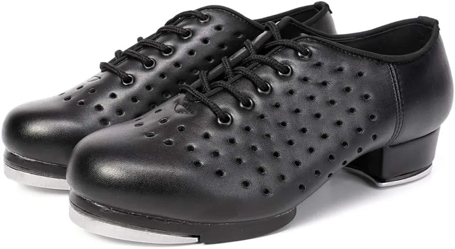 HROYL Women & Men Tap Shoes Unisex Tap Dance Shoes Women Girls Tap Shoes for Jazz Tap Shoes,CLdance5