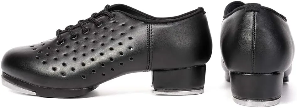 HROYL Women & Men Tap Shoes Unisex Tap Dance Shoes Women Girls Tap Shoes for Jazz Tap Shoes,CLdance5
