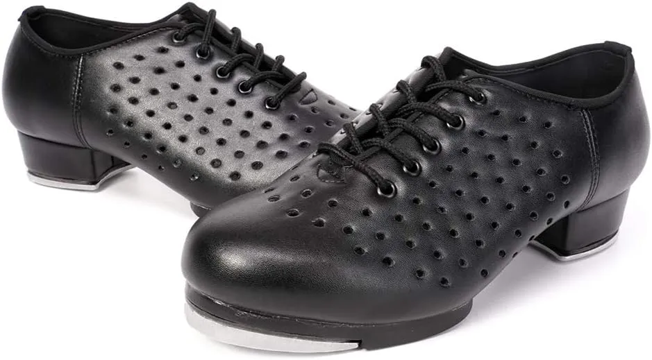 HROYL Women & Men Tap Shoes Unisex Tap Dance Shoes Women Girls Tap Shoes for Jazz Tap Shoes,CLdance5