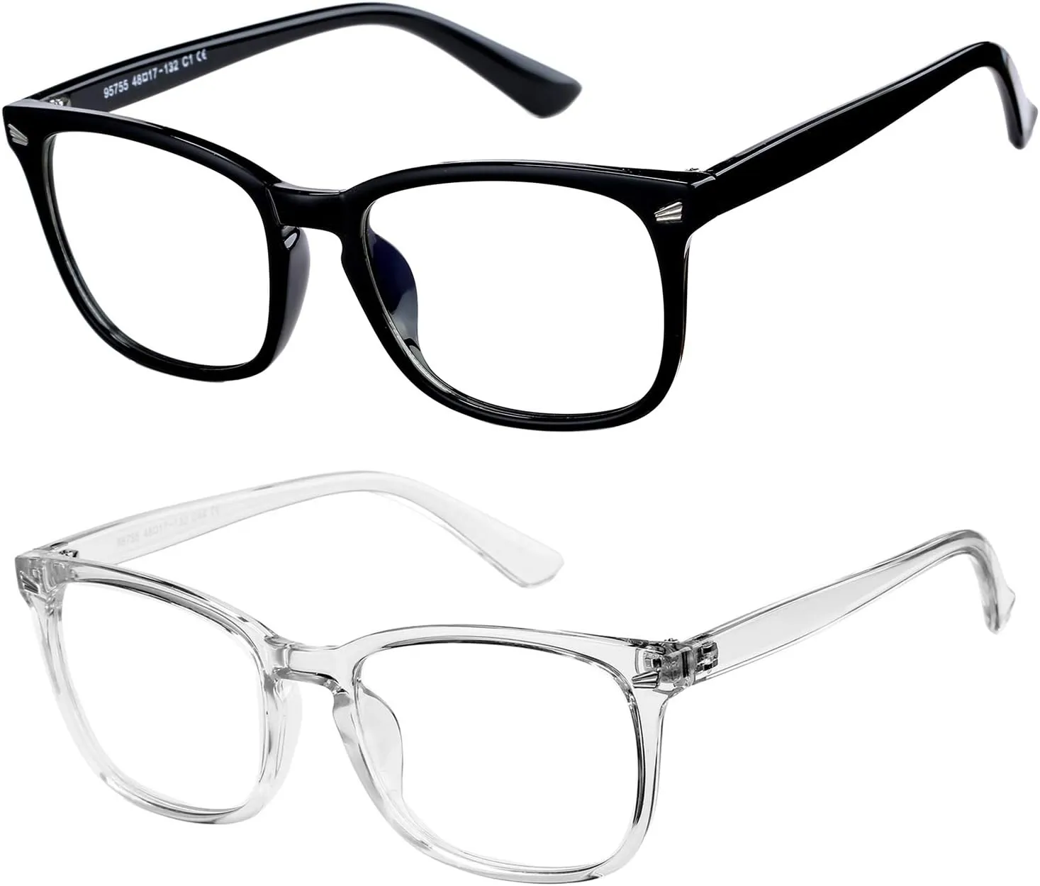 Hycredi Kids Blue Light Blocking GlassesAnti Eyestrain & UV Protection, Computer Gaming TV Phone Glasses for Boys Girls