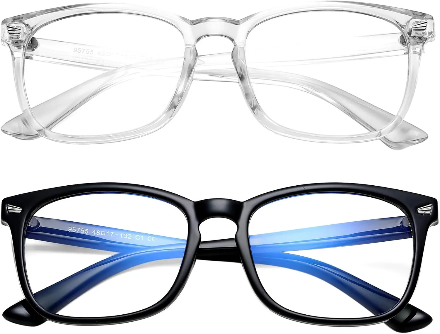 Hycredi Kids Blue Light Blocking GlassesAnti Eyestrain & UV Protection, Computer Gaming TV Phone Glasses for Boys Girls