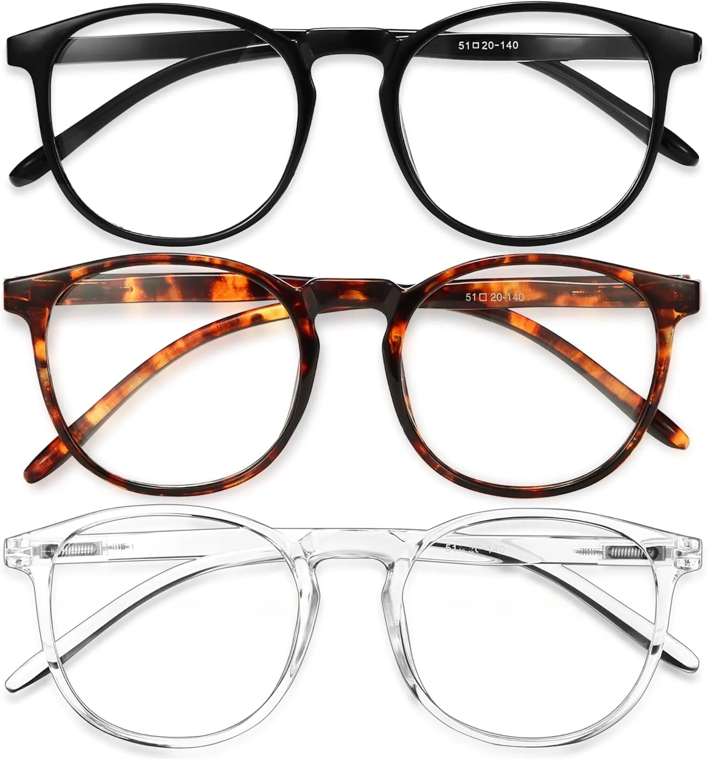 IBOANN Iconic Blue Light Glasses for Woman - Computer Glasses 99% Blue Light Blocking - Anti Eyestrain & UV Glare Protection