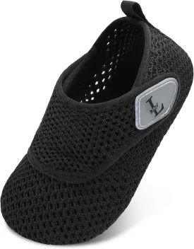 L-RUN Toddler Water Shoes Boys Girls Barefoot Beach Swim Shoes Quick Dry Kids Aqua Socks Non-Slip Wide Baby House Slippers