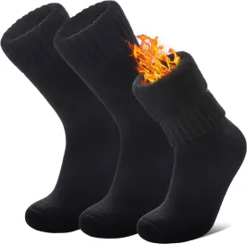LANLEO Women Men Thermal Socks Warm Winter Extra Thick Insulated Heated Ski Crew Boot Socks for Cold Weather
