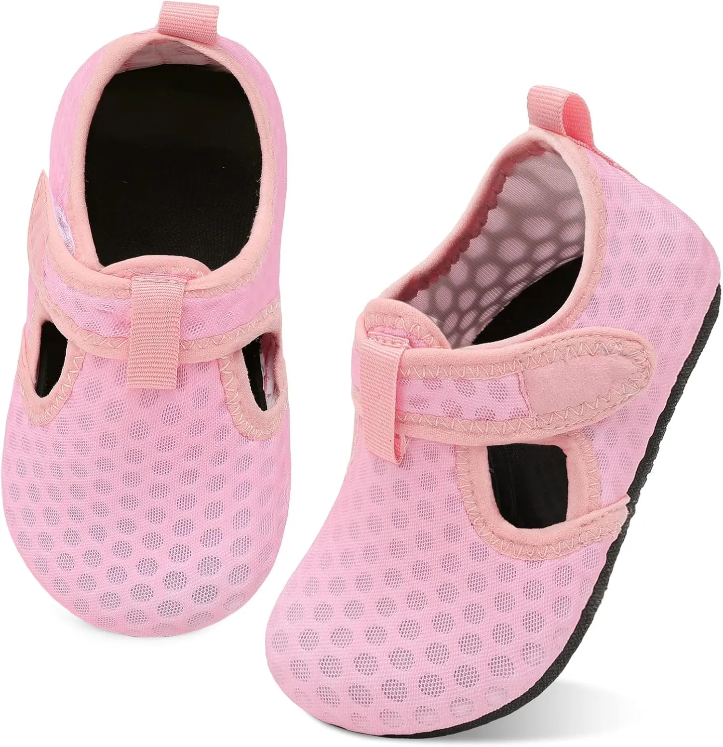 LeIsfIt Toddler Water Shoes Girls Boys Swim Beach Shoes Barefoot Aqua Socks Kids Non-Slip Water Socks