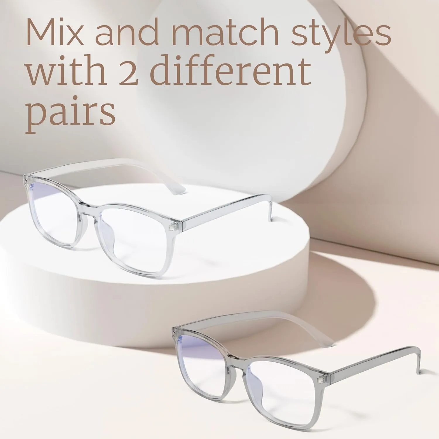 livho High Tech Blue Light Glasses - Advanced 99% Blue Light Blocking Computer Glasses - Anti Eyestrain & UV Glare Protection