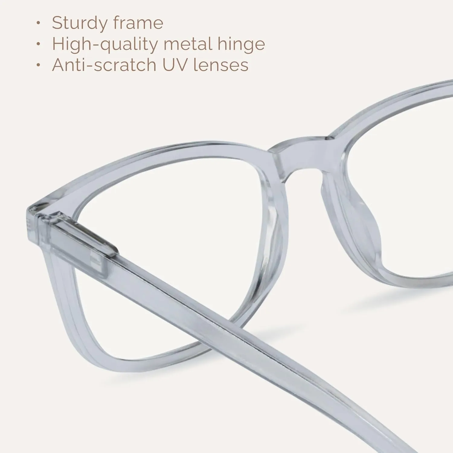 livho High Tech Blue Light Glasses - Advanced 99% Blue Light Blocking Computer Glasses - Anti Eyestrain & UV Glare Protection