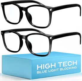 livho High Tech Blue Light Glasses - Advanced 99% Blue Light Blocking Computer Glasses - Anti Eyestrain & UV Glare Protection