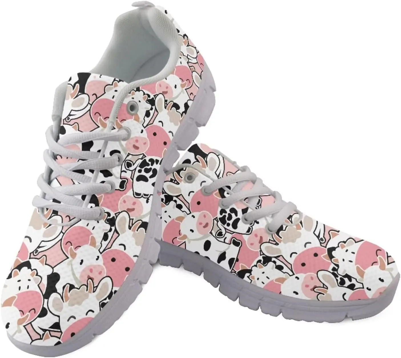 Modysero Womens Tennis Shoes Breathable Anti Slip Personalized Shoes for Women Funny Trendy Walking Sneaker for Ladies