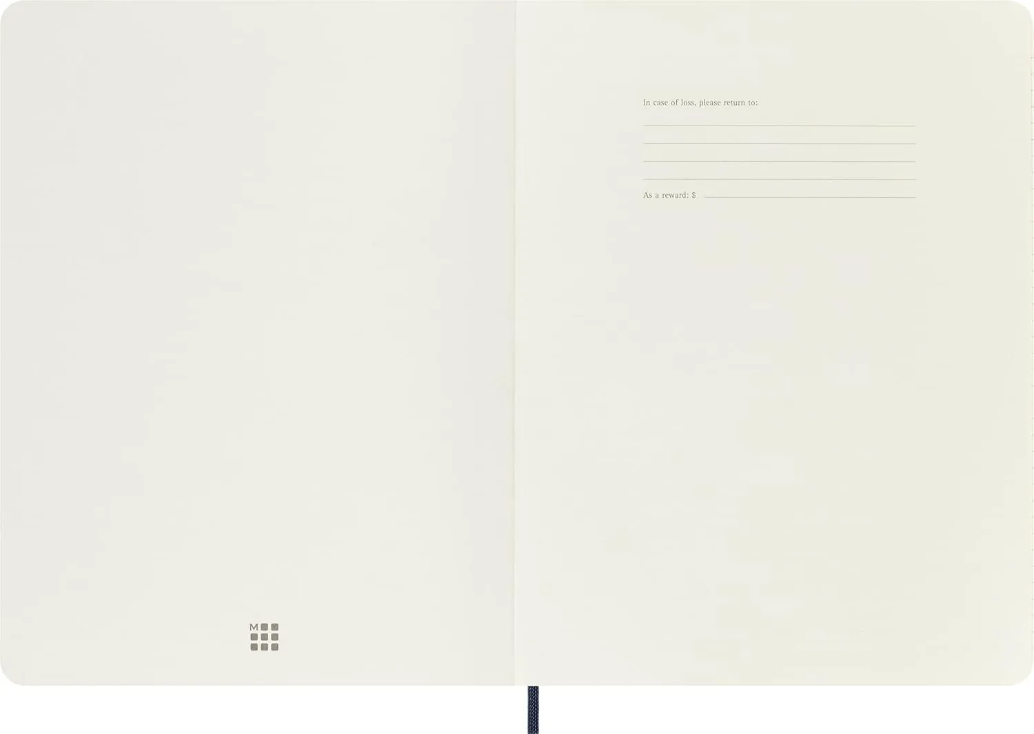 Moleskine Classic Notebook, Soft Cover, XL (7.5" x 9.5") Ruled/Lined, Sapphire Blue, 192 Pages