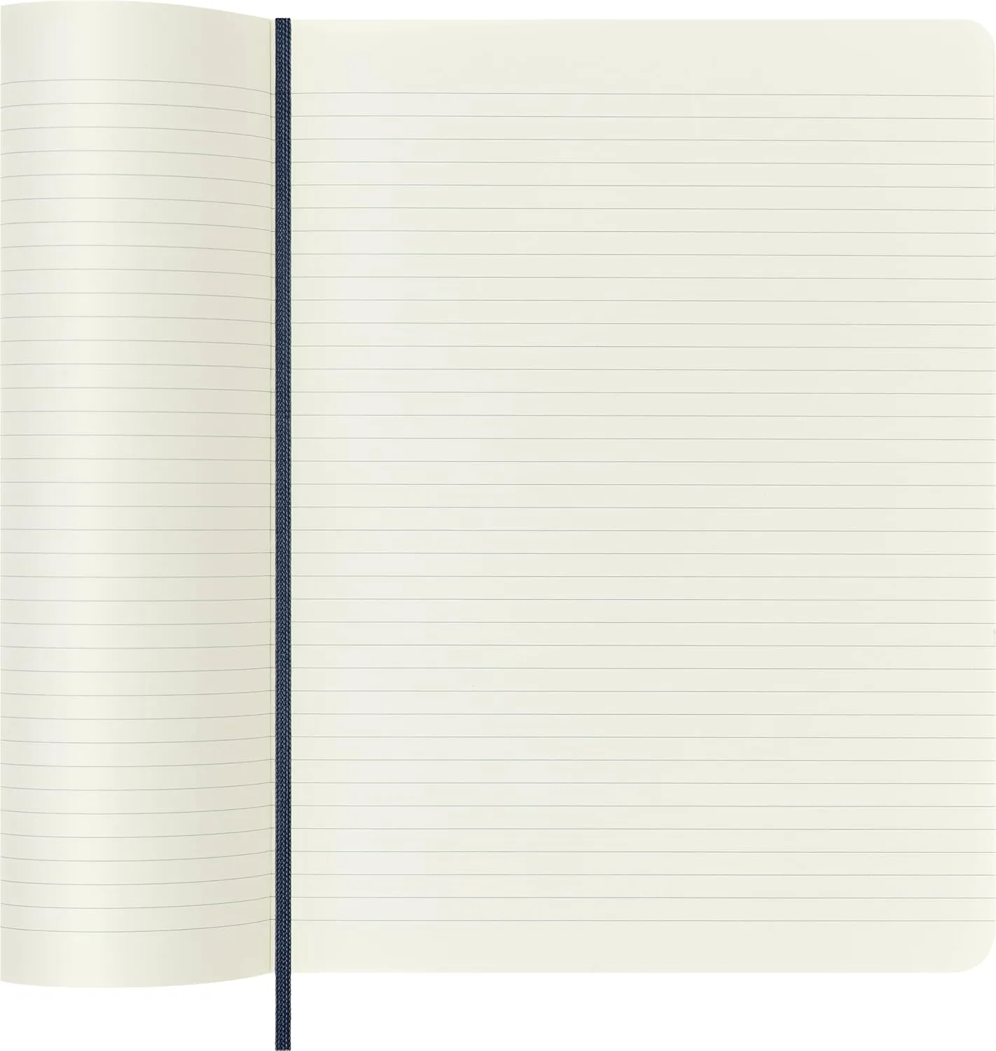Moleskine Classic Notebook, Soft Cover, XL (7.5" x 9.5") Ruled/Lined, Sapphire Blue, 192 Pages
