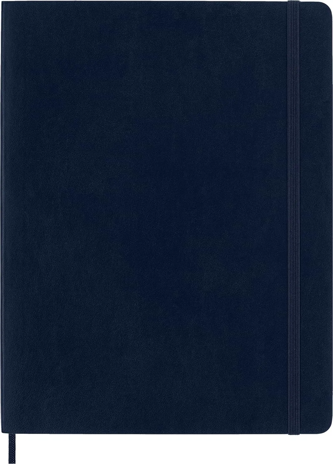 Moleskine Classic Notebook, Soft Cover, XL (7.5" x 9.5") Ruled/Lined, Sapphire Blue, 192 Pages