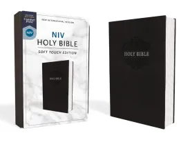 NIV, Holy Bible, Soft Touch Edition, Leathersoft, Black, Comfort Print Imitation Leather  August 21, 2018