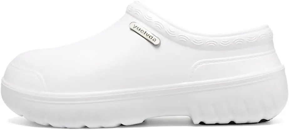Non Slip Chef Shoes for Menfor Men with Removable Insole Lightweight Breathable Mens Food Service Chef Shoes for Kitchen, Chef, Restaurant
