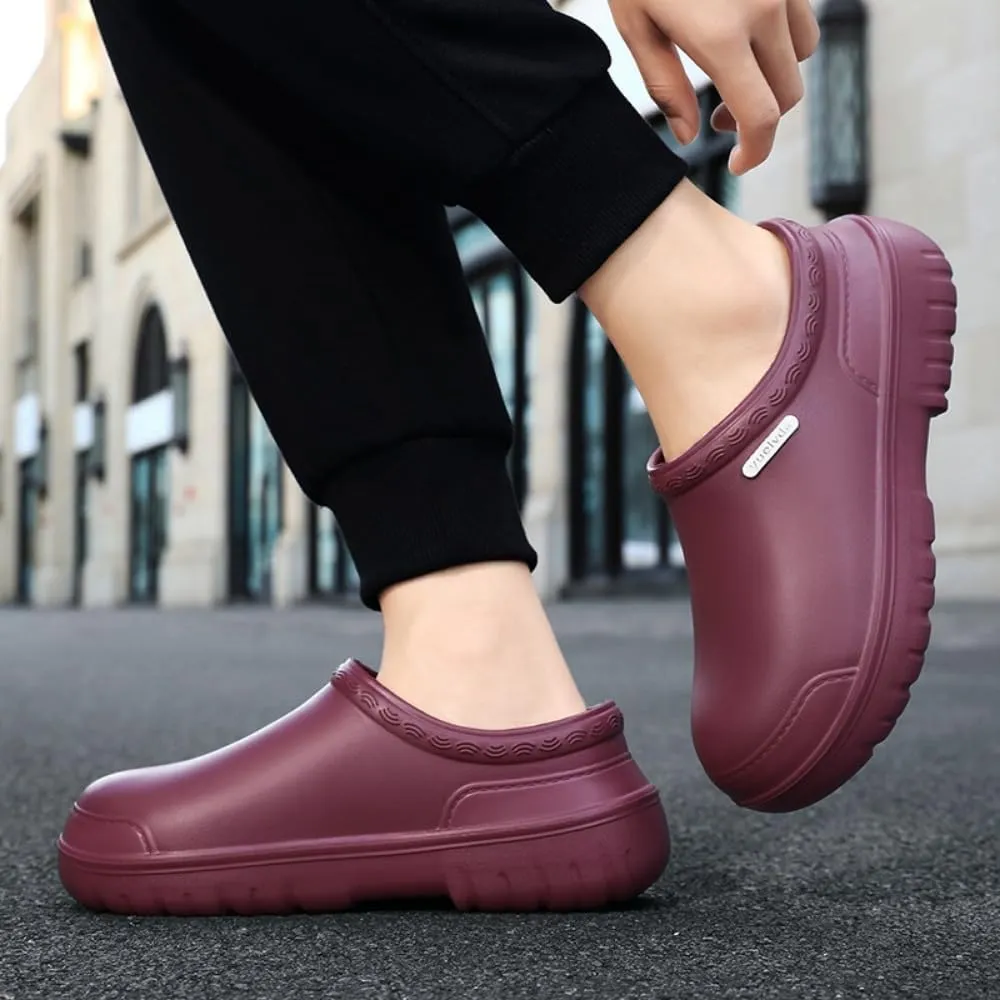 Non Slip Chef Shoes for Menfor Men with Removable Insole Lightweight Breathable Mens Food Service Chef Shoes for Kitchen, Chef, Restaurant