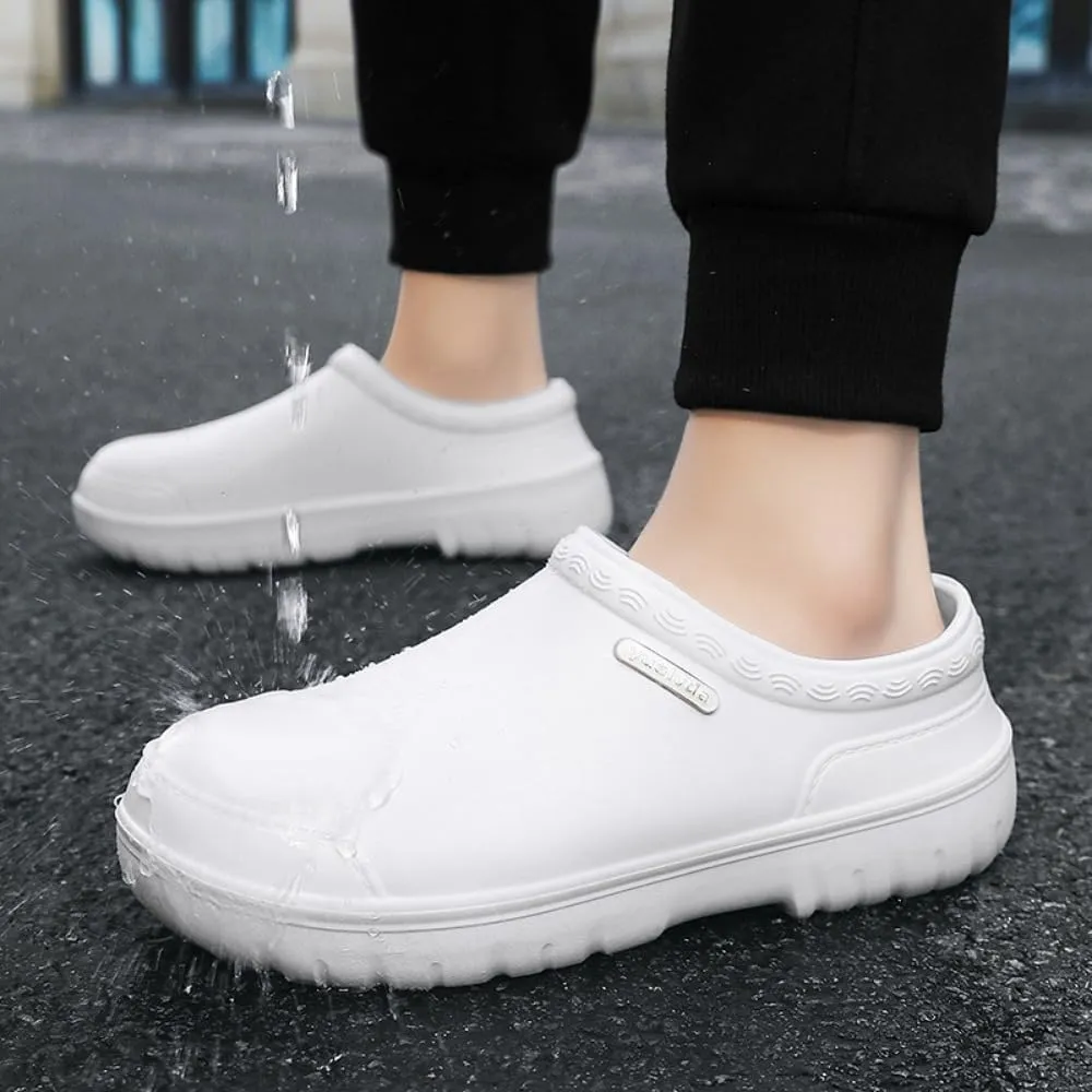 Non Slip Chef Shoes for Menfor Men with Removable Insole Lightweight Breathable Mens Food Service Chef Shoes for Kitchen, Chef, Restaurant