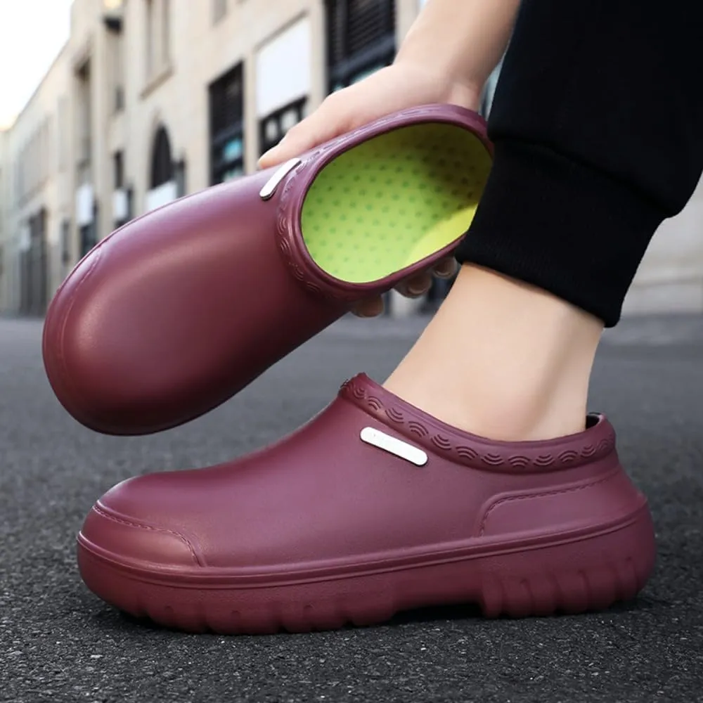 Non Slip Chef Shoes for Menfor Men with Removable Insole Lightweight Breathable Mens Food Service Chef Shoes for Kitchen, Chef, Restaurant