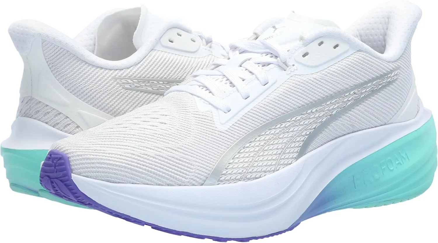 PUMA Women's Darter Pro Running Shoes, Sun Stream-Sunset Glow, 7.5